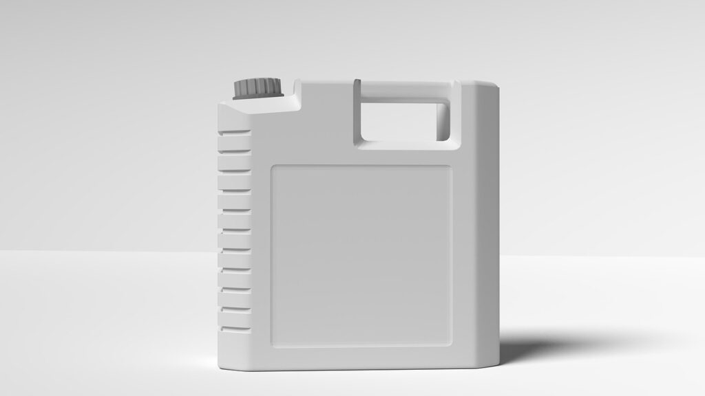 can, mockup, plastic